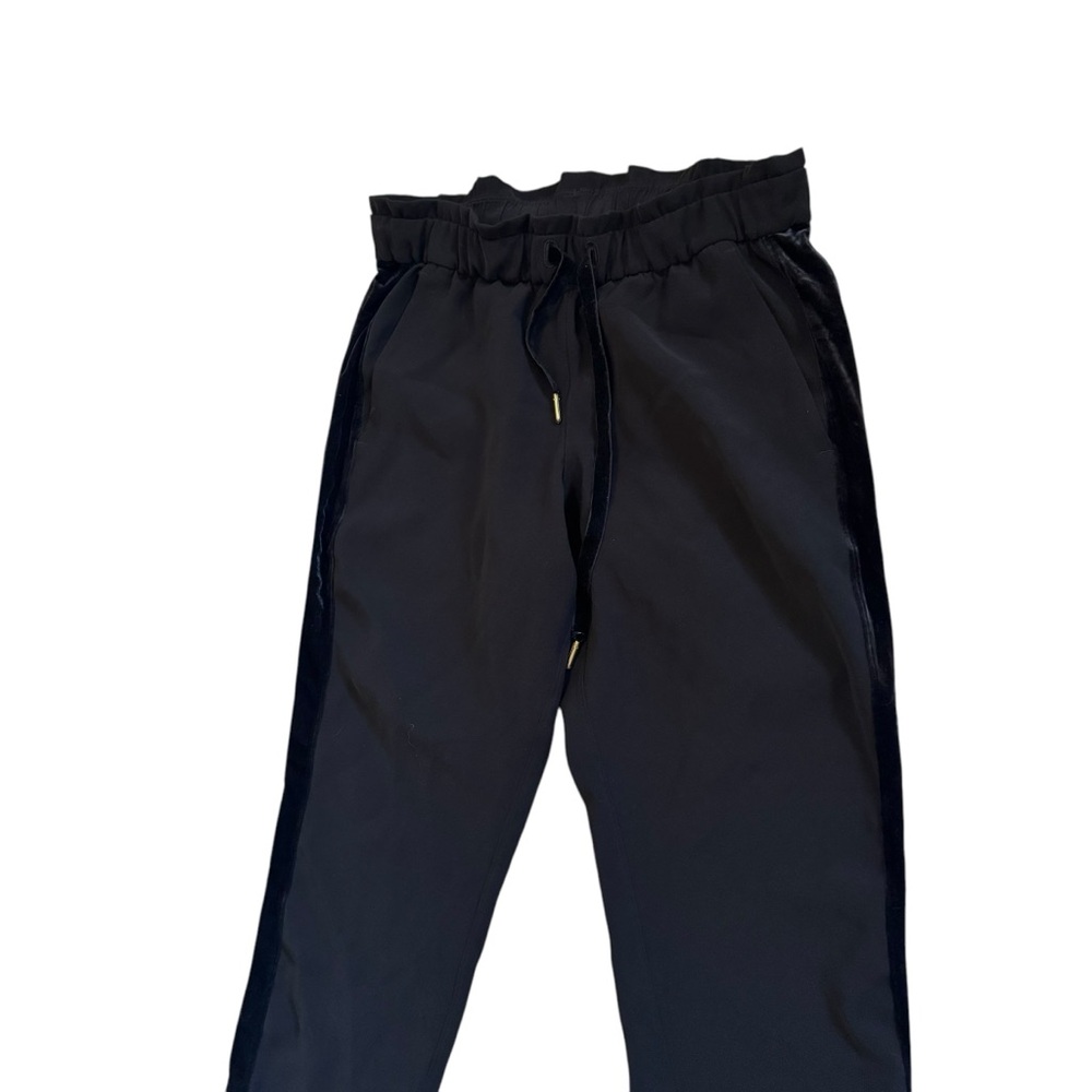 lululemon On the Fly Jogger with Velvet Stripe in Black Sz 6 - Picture 4 of 10